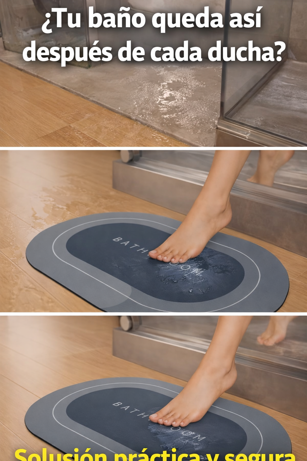 Alfombra De Baño Super Absorbente